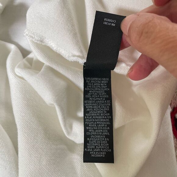 Ralph Lauren Black Label White Polo Golf Shirt Zip Neck M - Picture 5 of 5